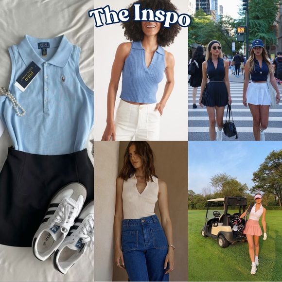 Soft Rib Polo Sleeveless Bodysuit - Picture 2 of 13